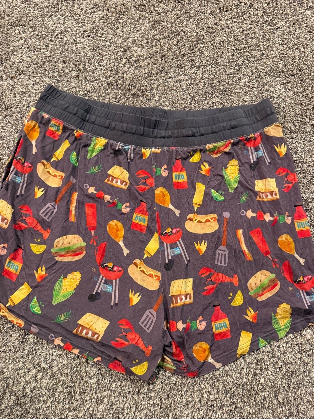 Women’s Little Sleepies Grilling (Father’s Day) Pajama Shorts - Picture 3 of 3